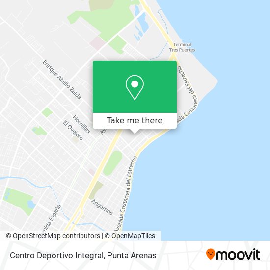 Mapa de Centro Deportivo Integral