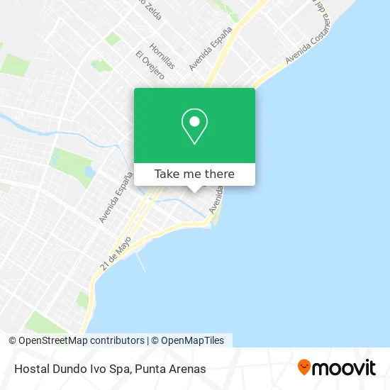Hostal Dundo Ivo Spa map