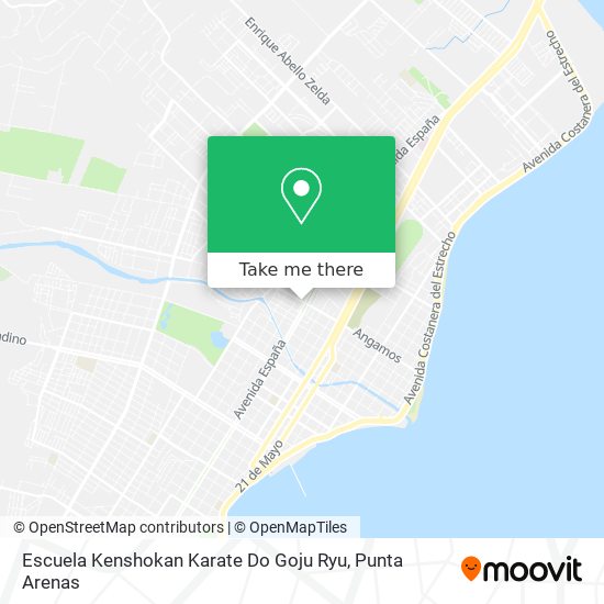 Mapa de Escuela Kenshokan Karate Do Goju Ryu