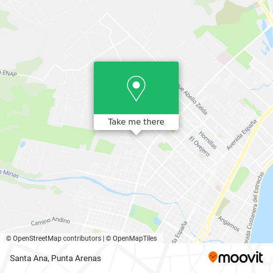 Santa Ana map