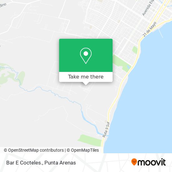 Mapa de Bar E Cocteles.