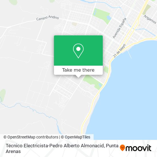 Técnico Electricista-Pedro Alberto Almonacid map