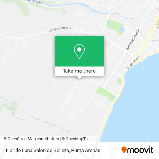 Flor de Luna Salón de Belleza map