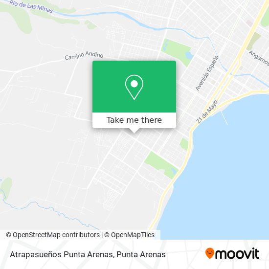 Mapa de Atrapasueños Punta Arenas