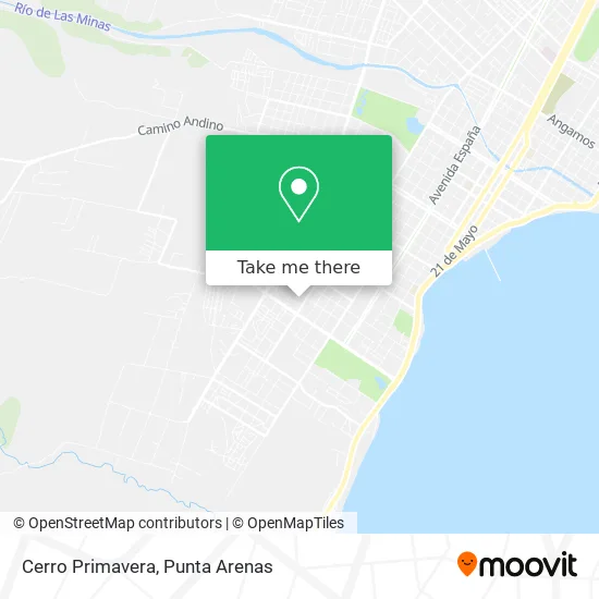 Cerro Primavera map