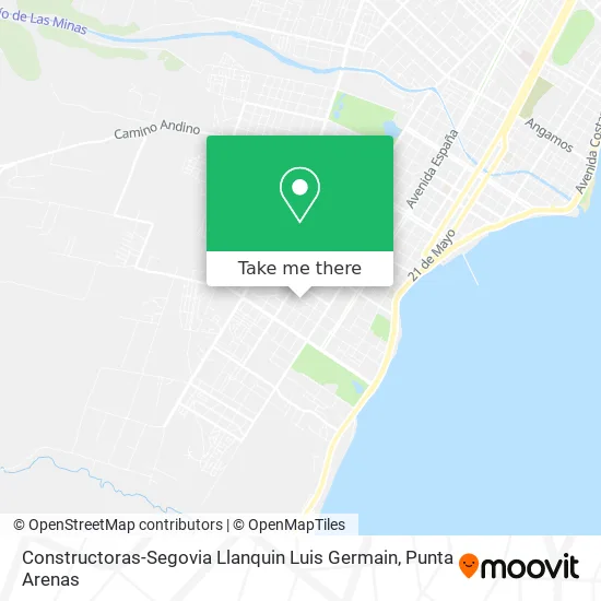 Constructoras-Segovia Llanquin Luis Germain map