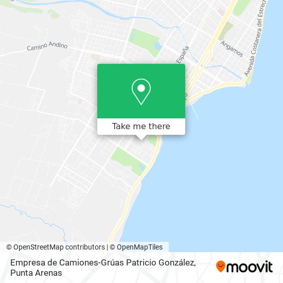 Mapa de Empresa de Camiones-Grúas Patricio González