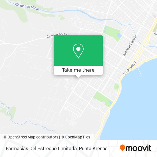 Farmacias Del Estrecho Limitada map