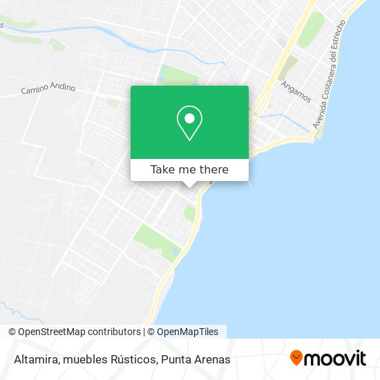 Mapa de Altamira, muebles Rústicos