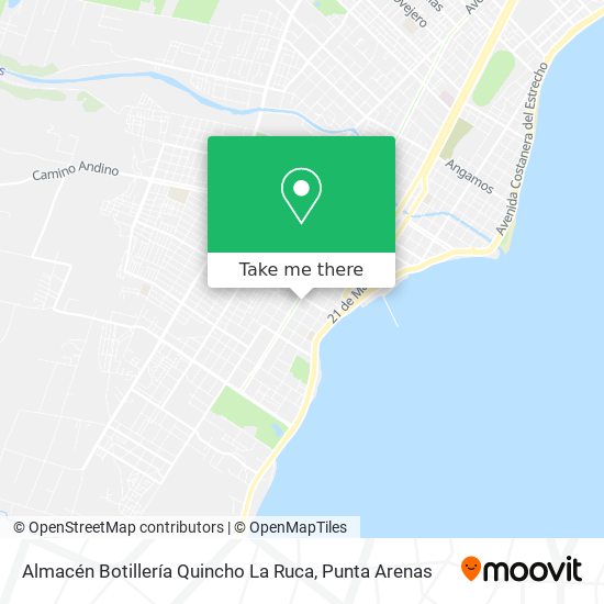 Mapa de Almacén Botillería Quincho La Ruca