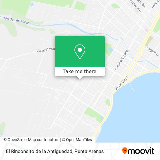 El Rinconcito de la Antiguedad map
