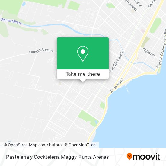 Pasteleria y Cockteleria Maggy map