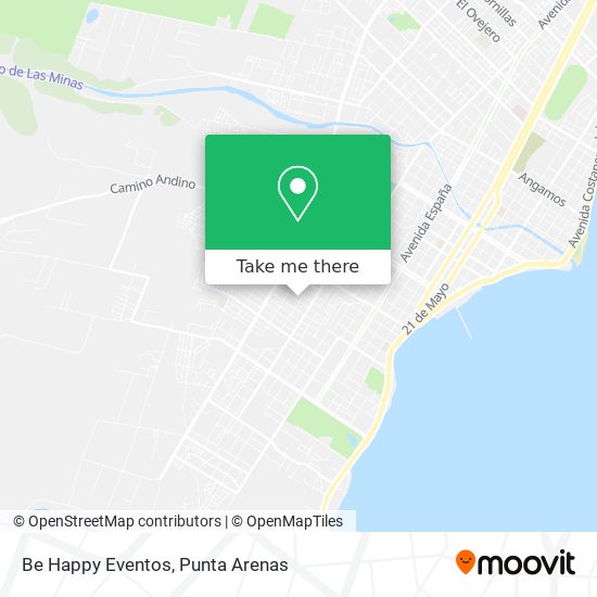 Mapa de Be Happy Eventos