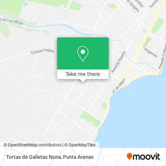 Mapa de Tortas de Galletas Nona