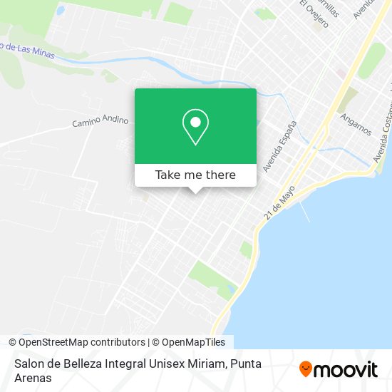 Salon de Belleza Integral Unisex Miriam map