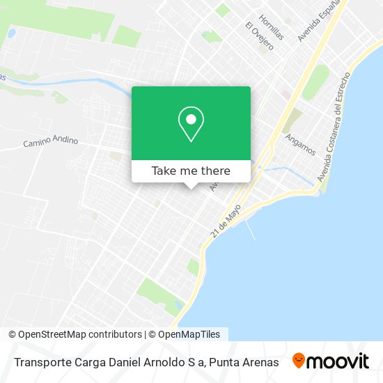 Transporte Carga Daniel Arnoldo S a map