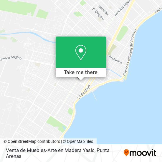 Venta de Muebles-Arte en Madera Yasic map