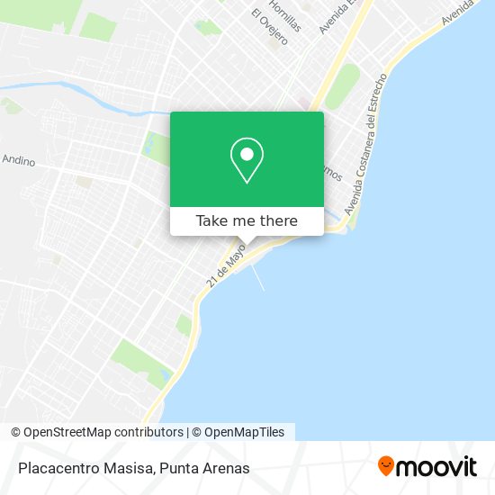 Placacentro Masisa map