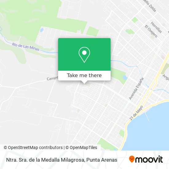 Mapa de Ntra. Sra. de la Medalla Milagrosa