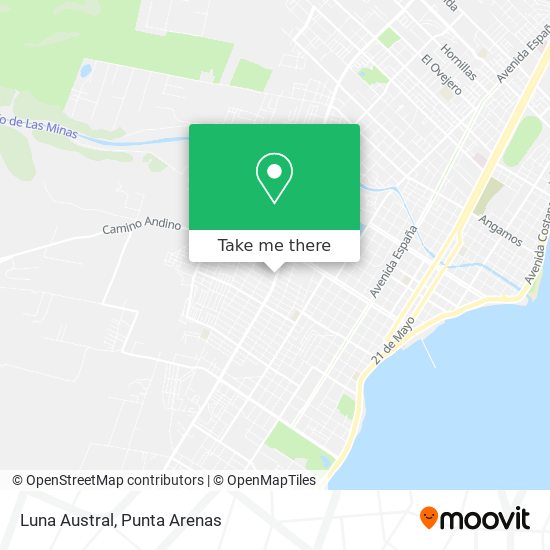 Mapa de Luna Austral