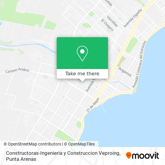 Constructoras-Ingenieria y Construccion Veproing map