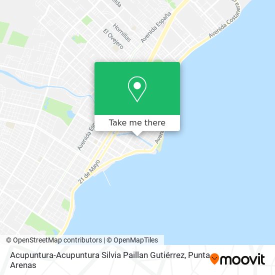 Acupuntura-Acupuntura Silvia Paillan Gutiérrez map