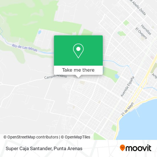 Mapa de Super Caja Santander