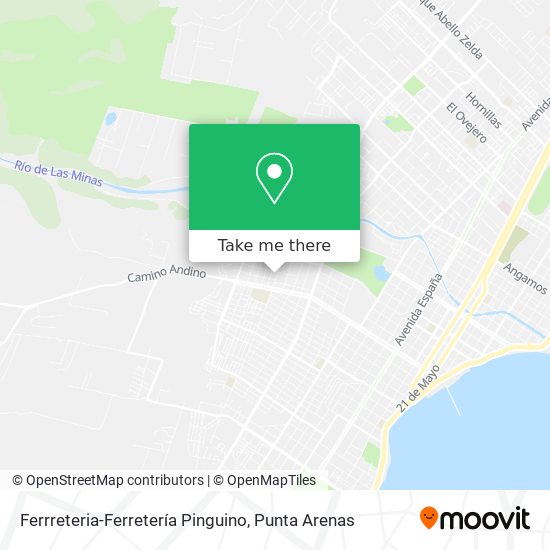 Ferrreteria-Ferretería Pinguino map