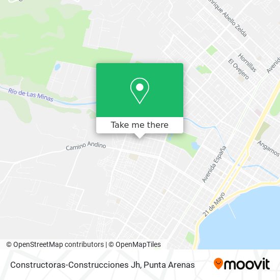 Constructoras-Construcciones Jh map