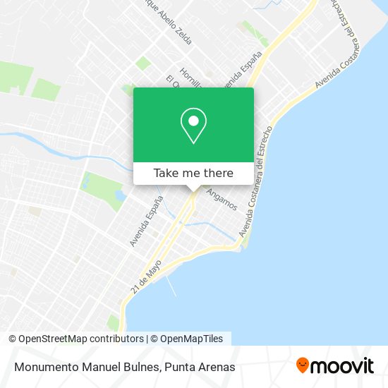 Monumento Manuel Bulnes map