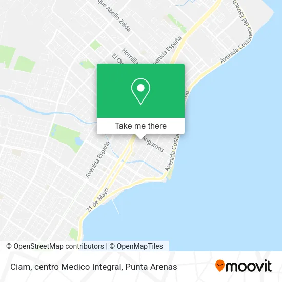 Ciam, centro Medico Integral map