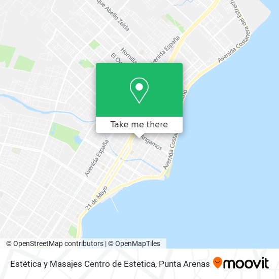Mapa de Estética y Masajes Centro de Estetica