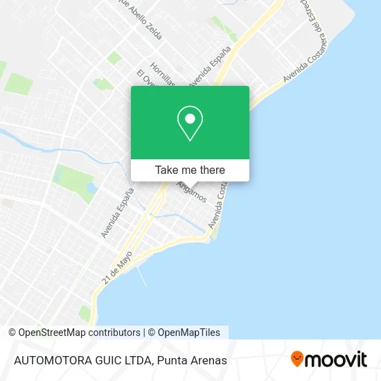 AUTOMOTORA GUIC LTDA map