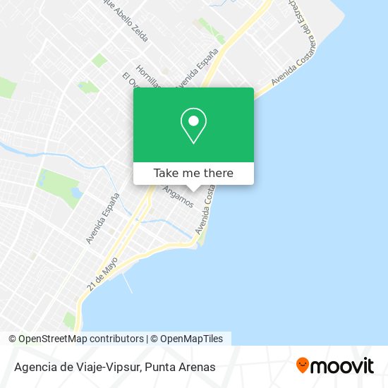 Mapa de Agencia de Viaje-Vipsur