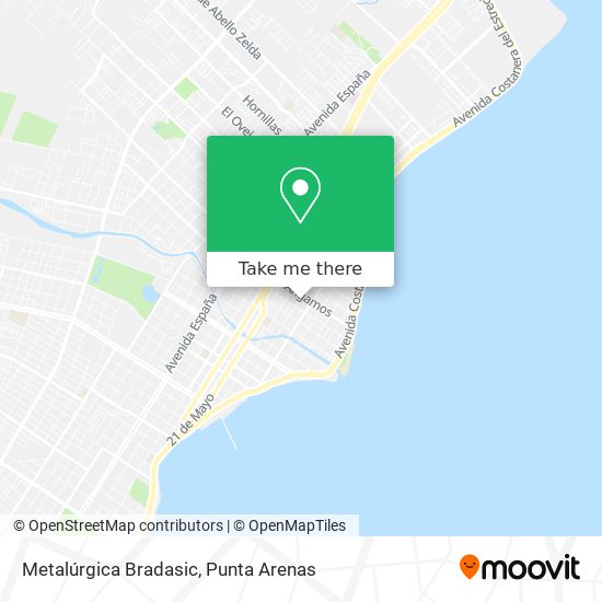 Metalúrgica Bradasic map