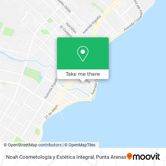 Noah Cosmetología y Estética Integral map