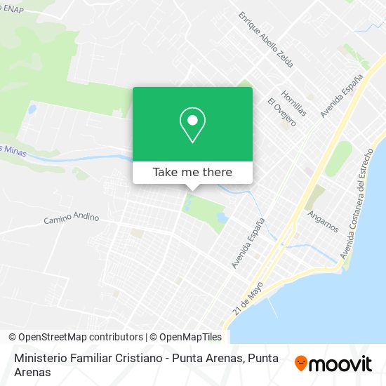 Ministerio Familiar Cristiano - Punta Arenas map