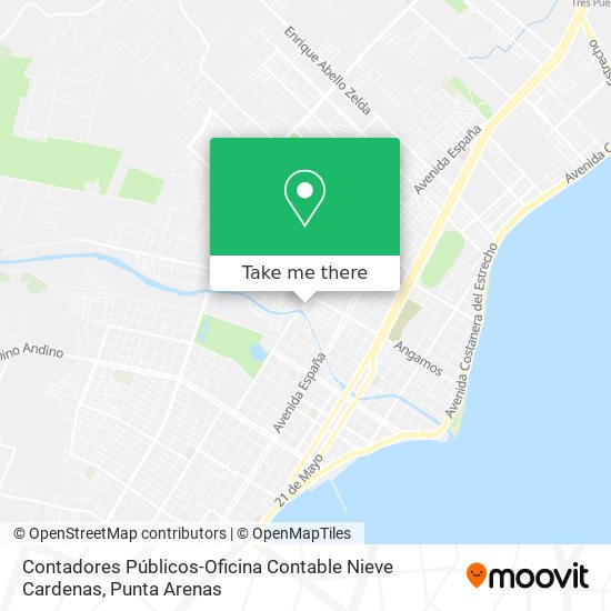 Contadores Públicos-Oficina Contable Nieve Cardenas map
