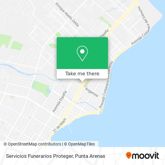 Mapa de Servicios Funerarios Proteger
