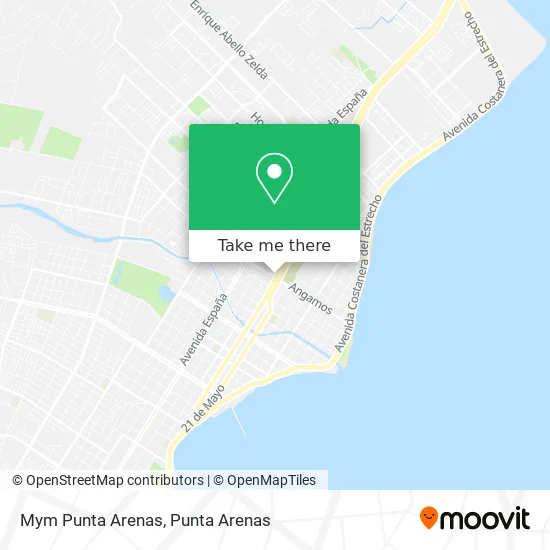 Mym Punta Arenas map