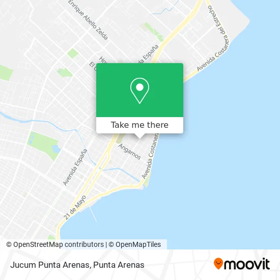 Jucum Punta Arenas map