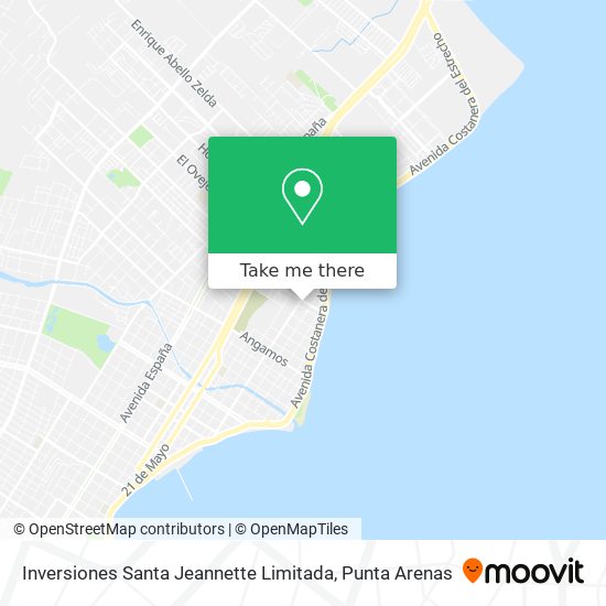 Mapa de Inversiones Santa Jeannette Limitada
