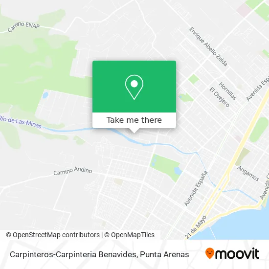 Carpinteros-Carpinteria Benavides map