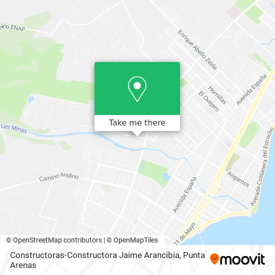 Constructoras-Constructora Jaime Arancibia map