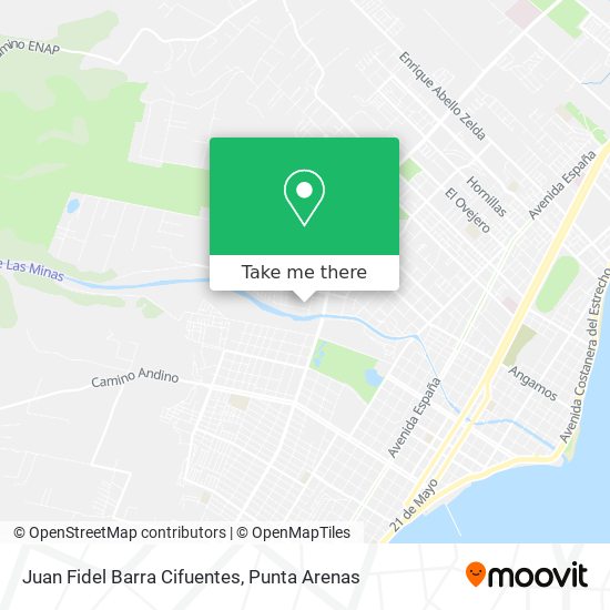 Juan Fidel Barra Cifuentes map