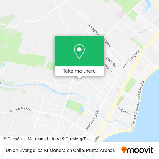 Unión Evangélica Misionera en Chile map
