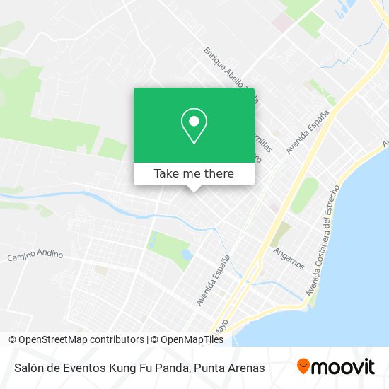 Salón de Eventos Kung Fu Panda map