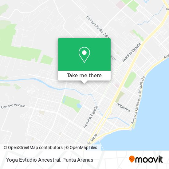 Yoga Estudio Ancestral map