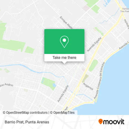 Barrio Prat map
