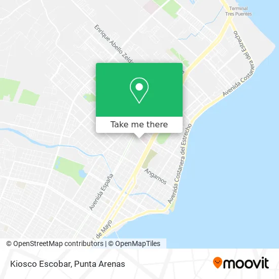 Kiosco Escobar map